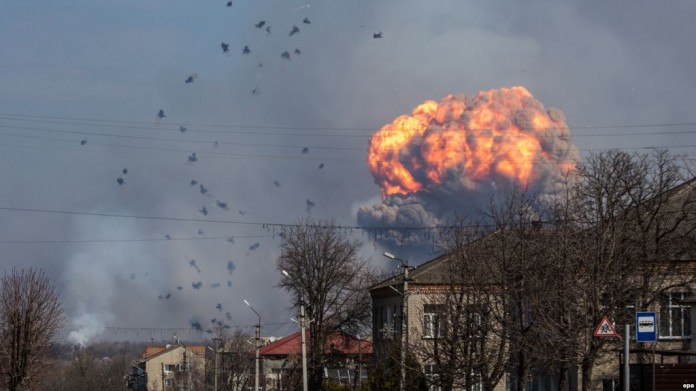 zjarr ukraine